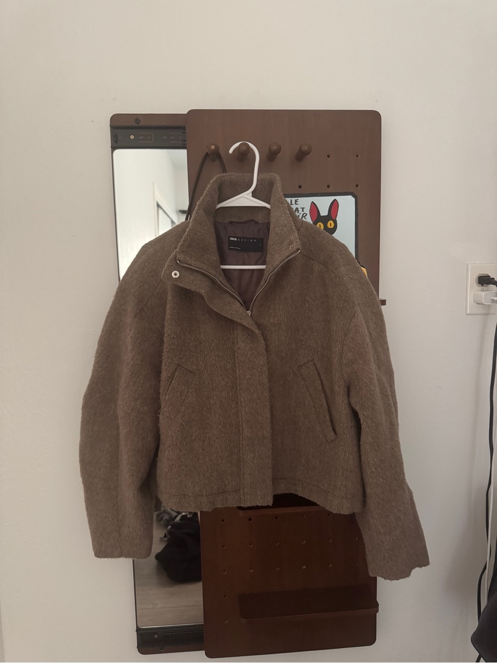 ASOS Brown Teddy Jacket